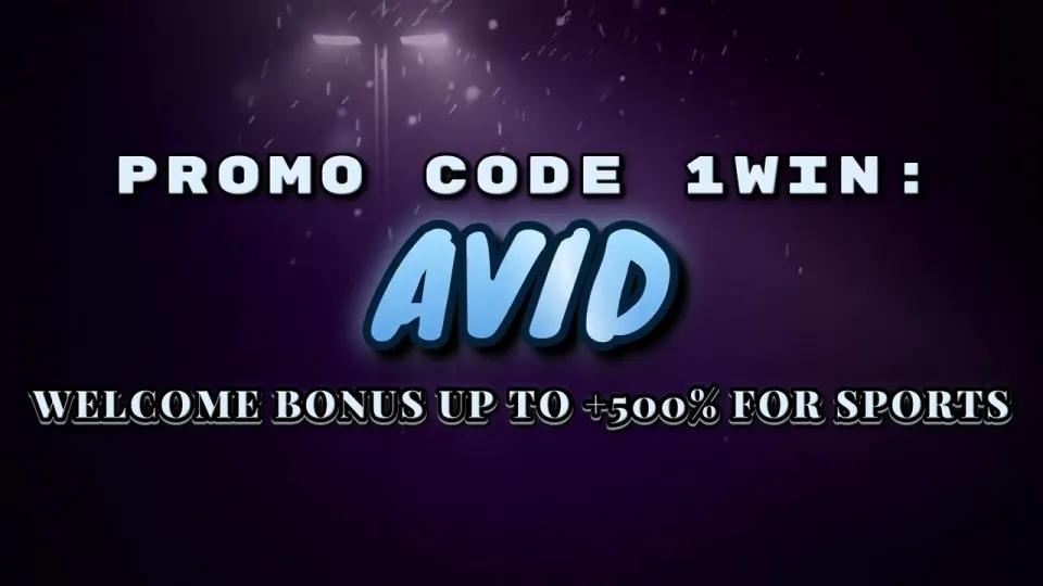 The 1win promo code AVID unlocks a welcome bonus of up to +500% on your first deposits when entered at registration